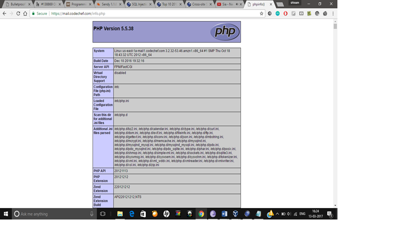 Here is the screenshot:
